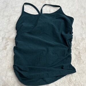 Beyond the Bump Tank with Shelf Bra, M, Green